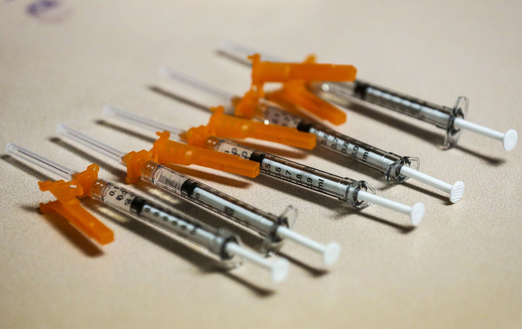 First responders receive first doses
